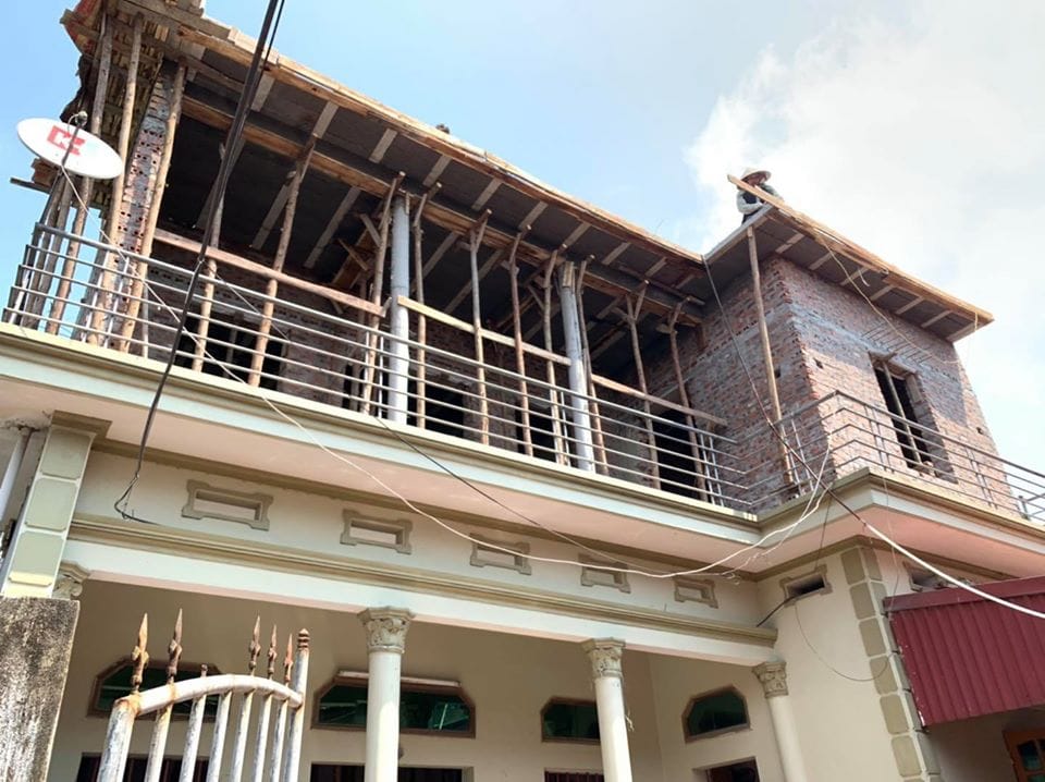 Cải tạo nhà Tuy Hòa với vật liệu nhẹ
