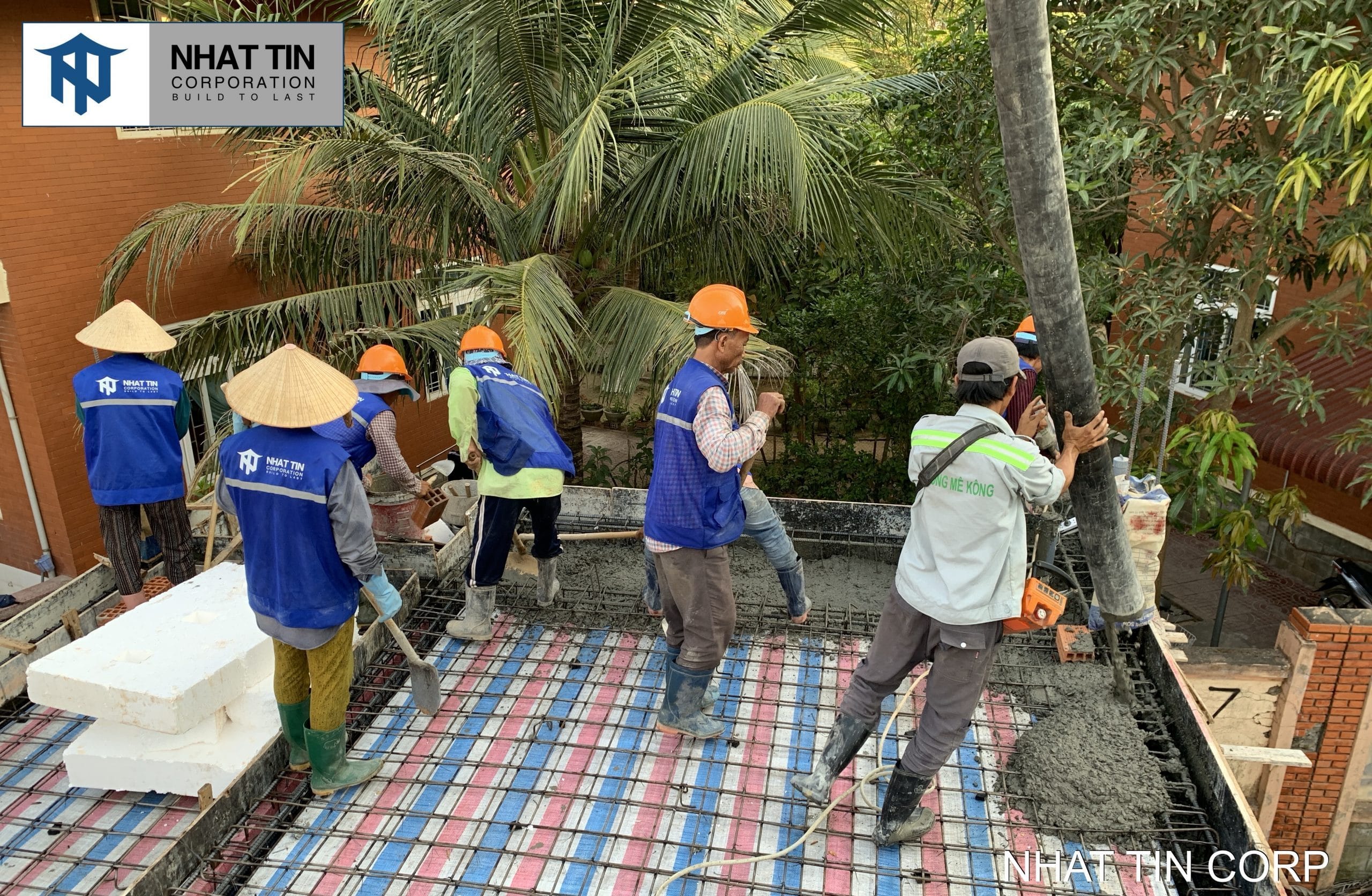 Đội ngũ thi công của Nhất Tín