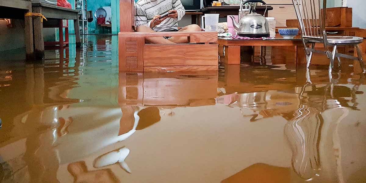 Tình trạng ngập úng trong mùa mưa