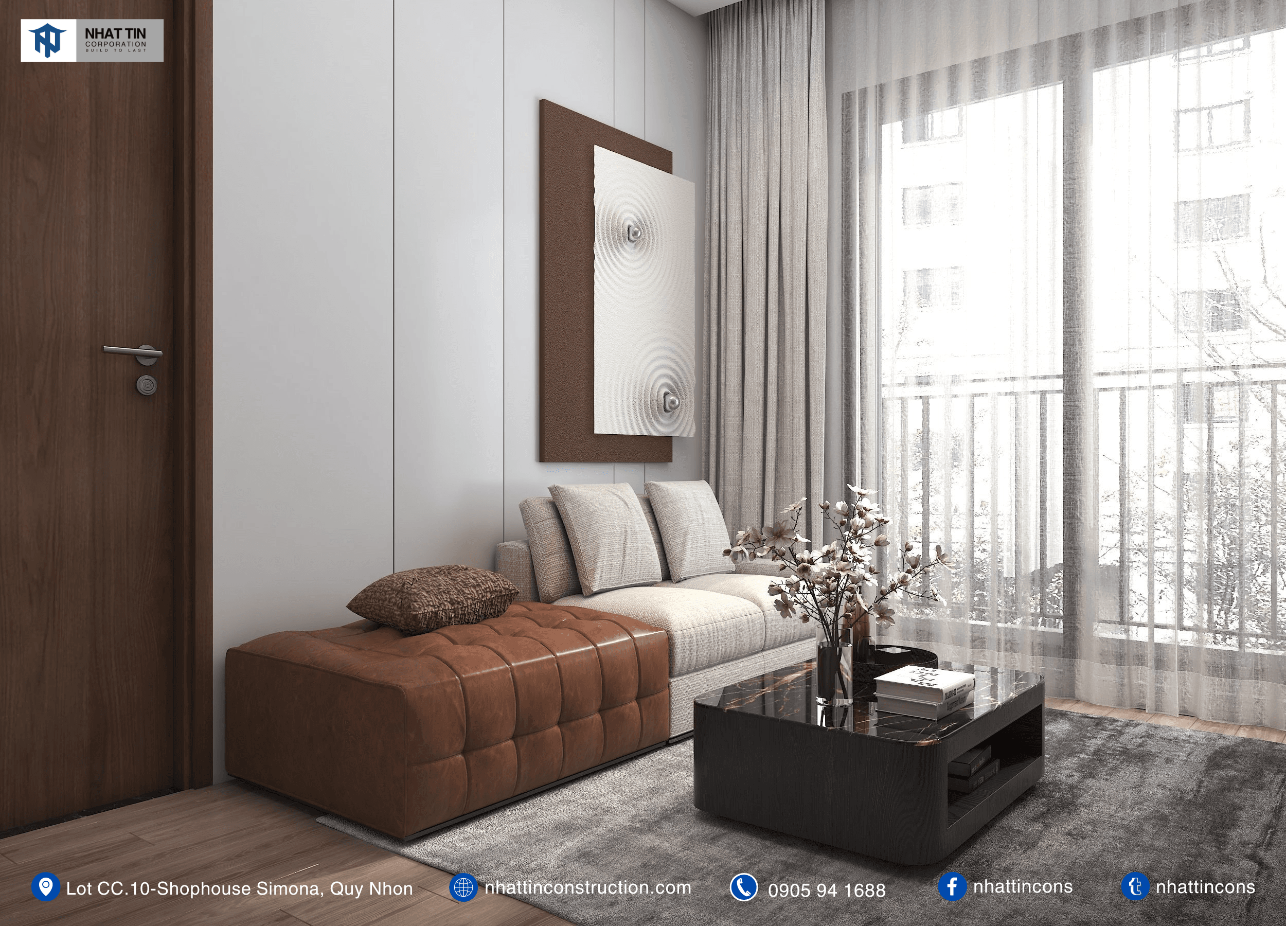 Kết hợp ánh sáng nhân tạo và ánh sáng tự nhiên để tạo nên không gian sống hài hòa