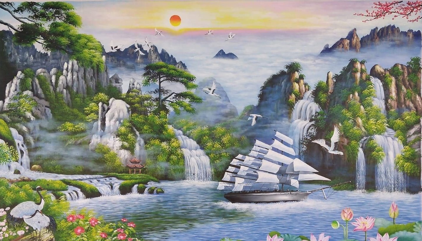 Tranh thuận buồm xuôi gió