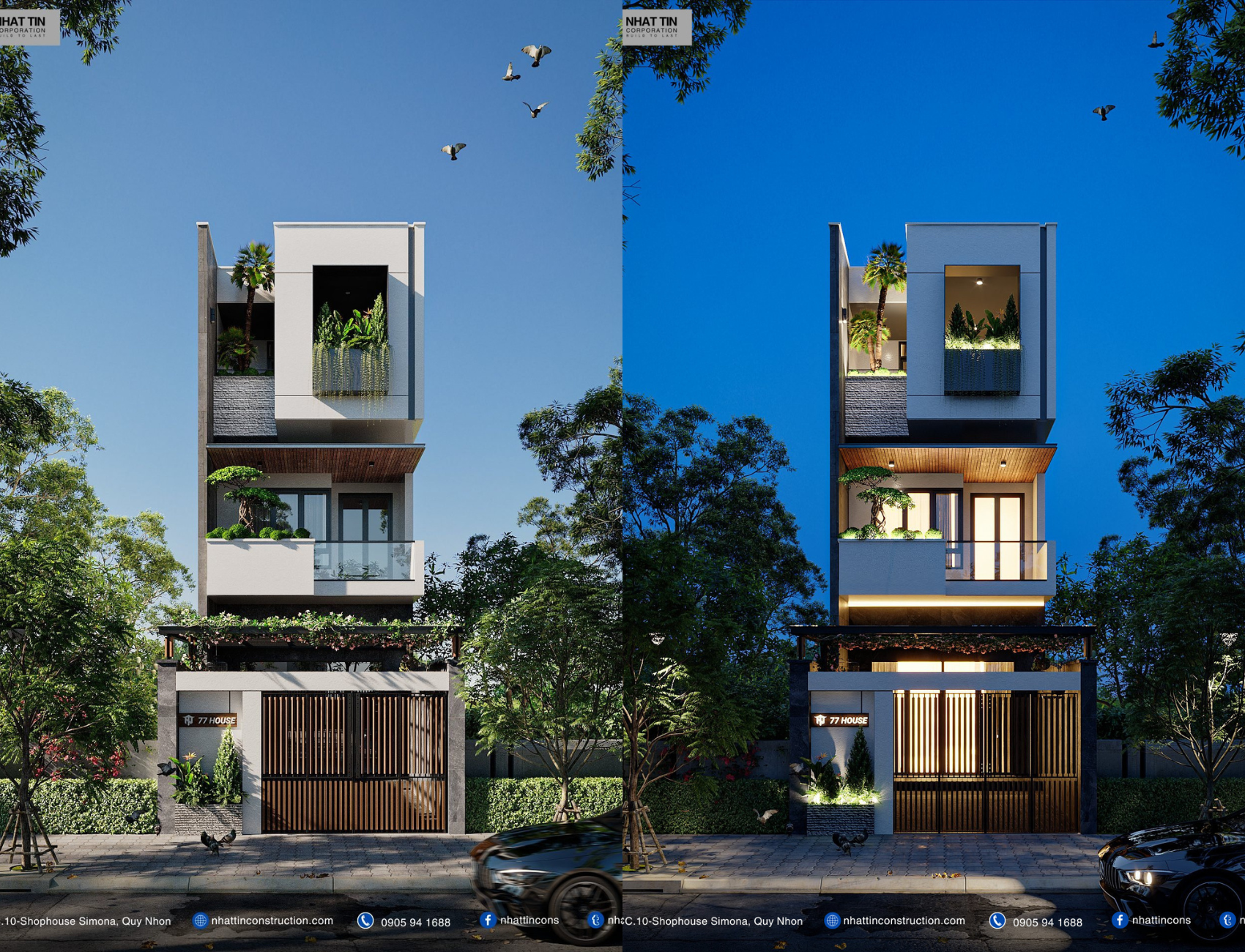 Mặt tiền Trung’s house mang đến vẻ đẹp đầy cuốn hút