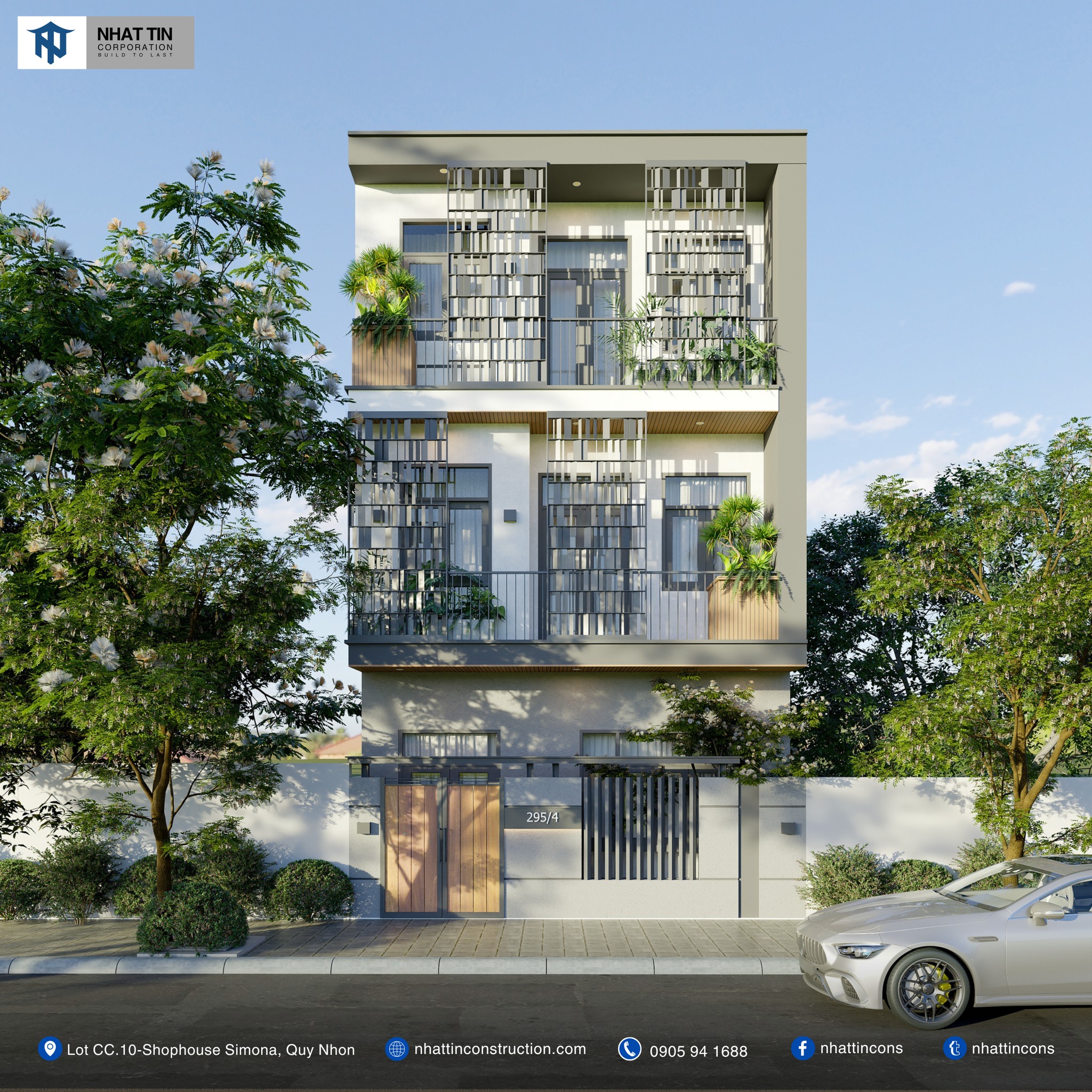 Có thể nói, dự án nhà phố Phuc’s house đã góp thêm một cảnh quan đẹp, xanh và ấn tượng cho thành phố.