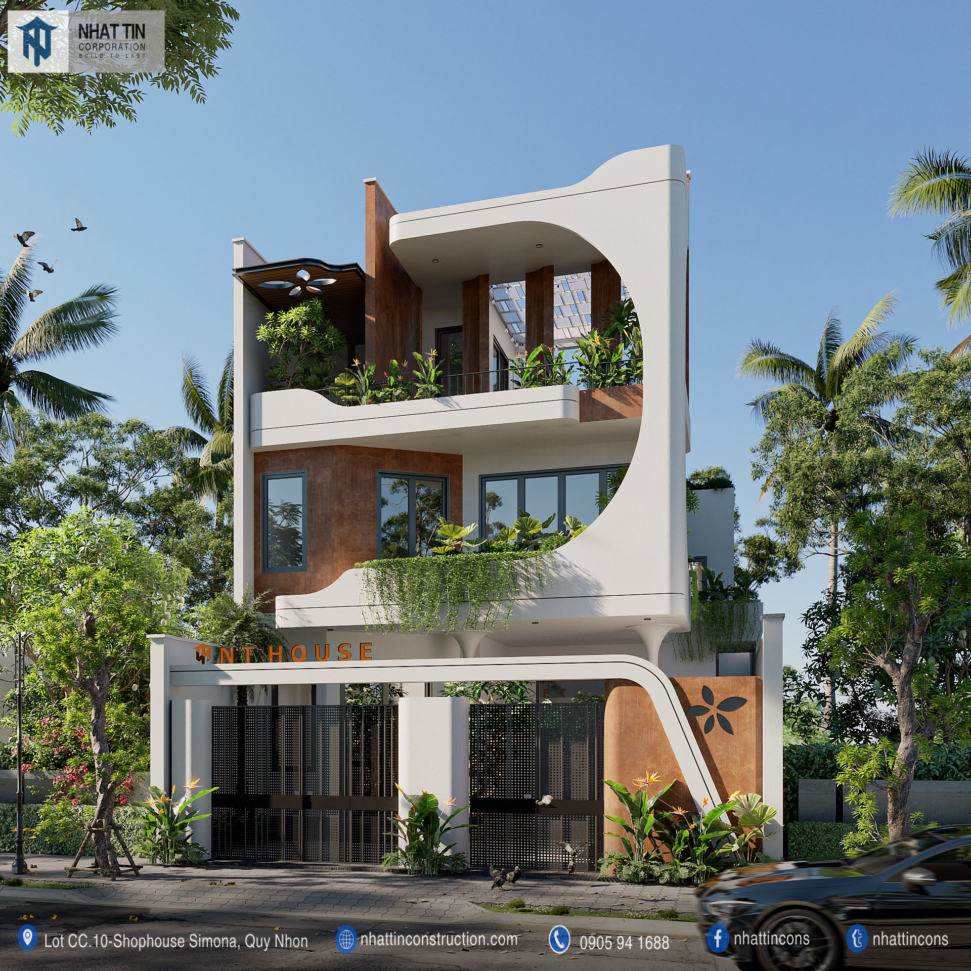 Bali Coffee tại N’s house bao gồm khu cà phê trong nhà và ngoài trời được ứng dụng lối thiết kế mở. Nội thất mang đường nét tối giản với gam màu nâu ấm chủ đạo để tạo cảm giác gần gũi và thư giãn.
