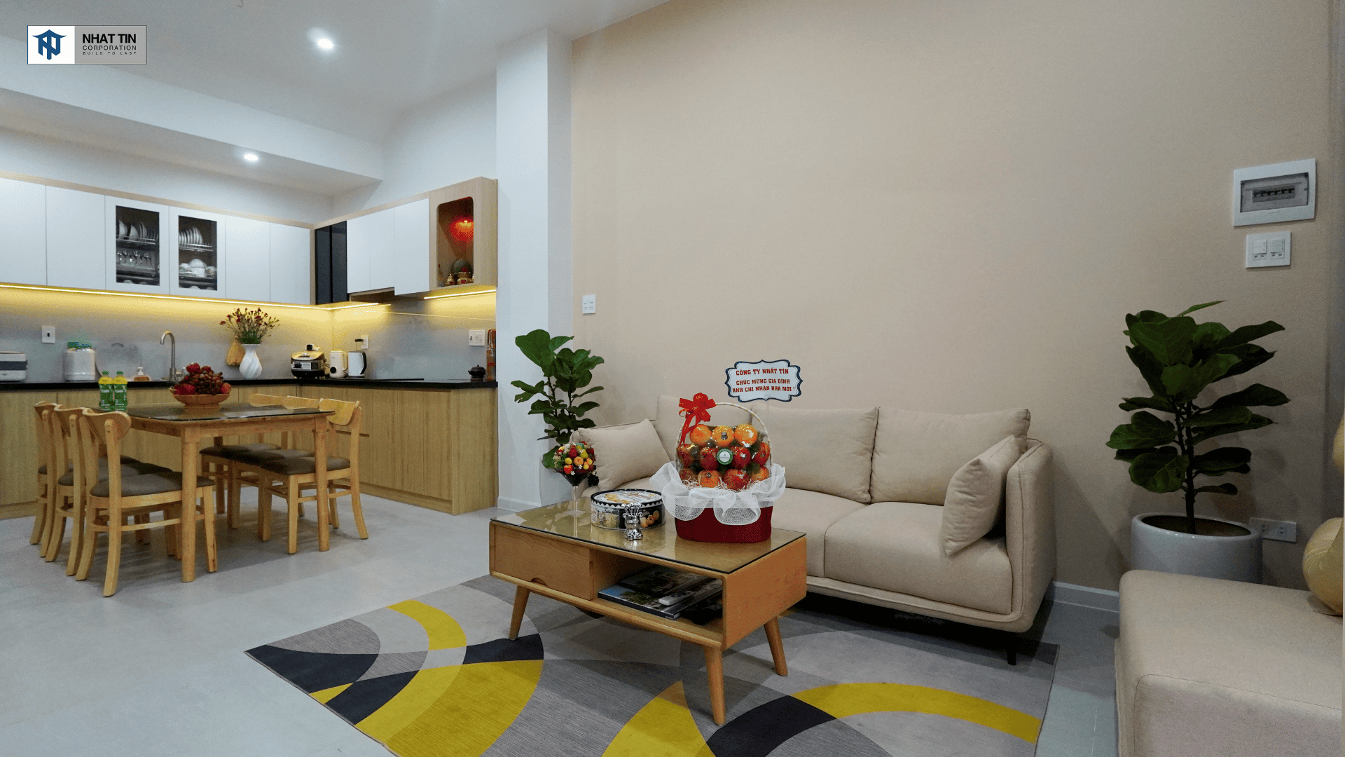 Không gian ngôi nhà được thiết kế phù hợp với nhu cầu sử dụng của gia đình