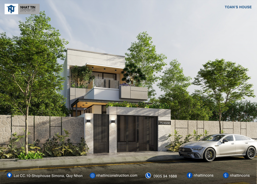Toan’s House, ngôi nhà 2 tầng hiện đại, tối ưu