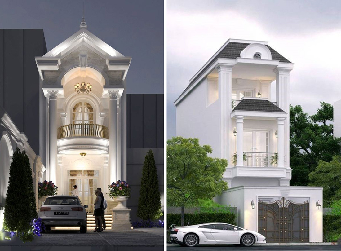Nhà phố Bình Định tân cổ điển
