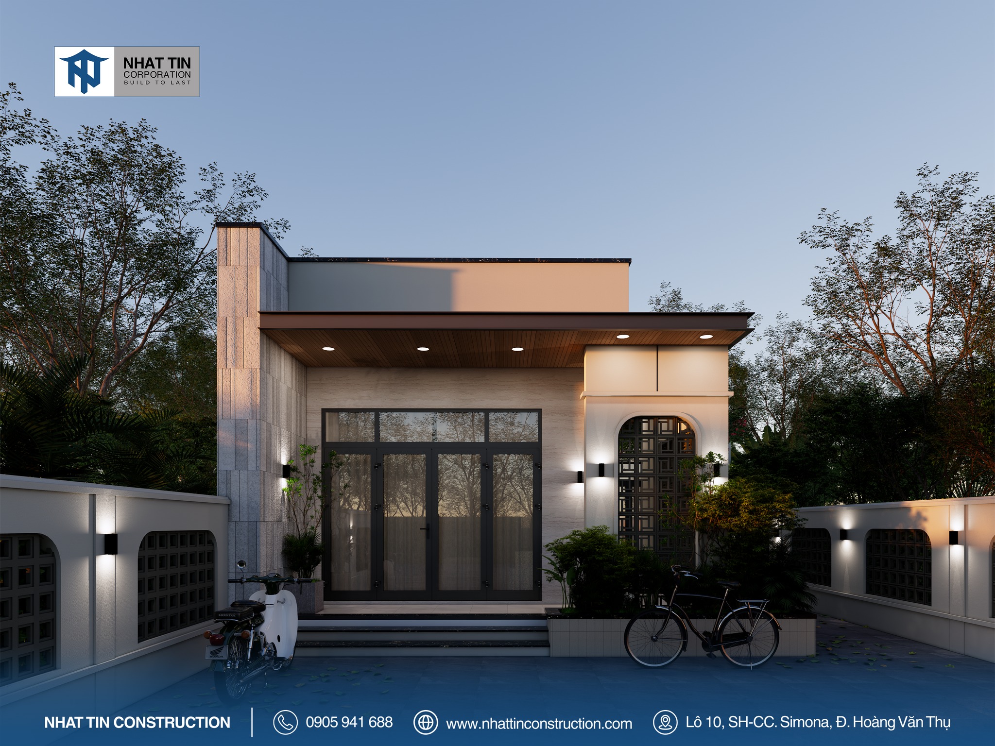 Khi màn đêm buông xuống, T’s House lại khoác lên mình một vẻ đẹp khác – nhẹ nhàng mà ấm cúng