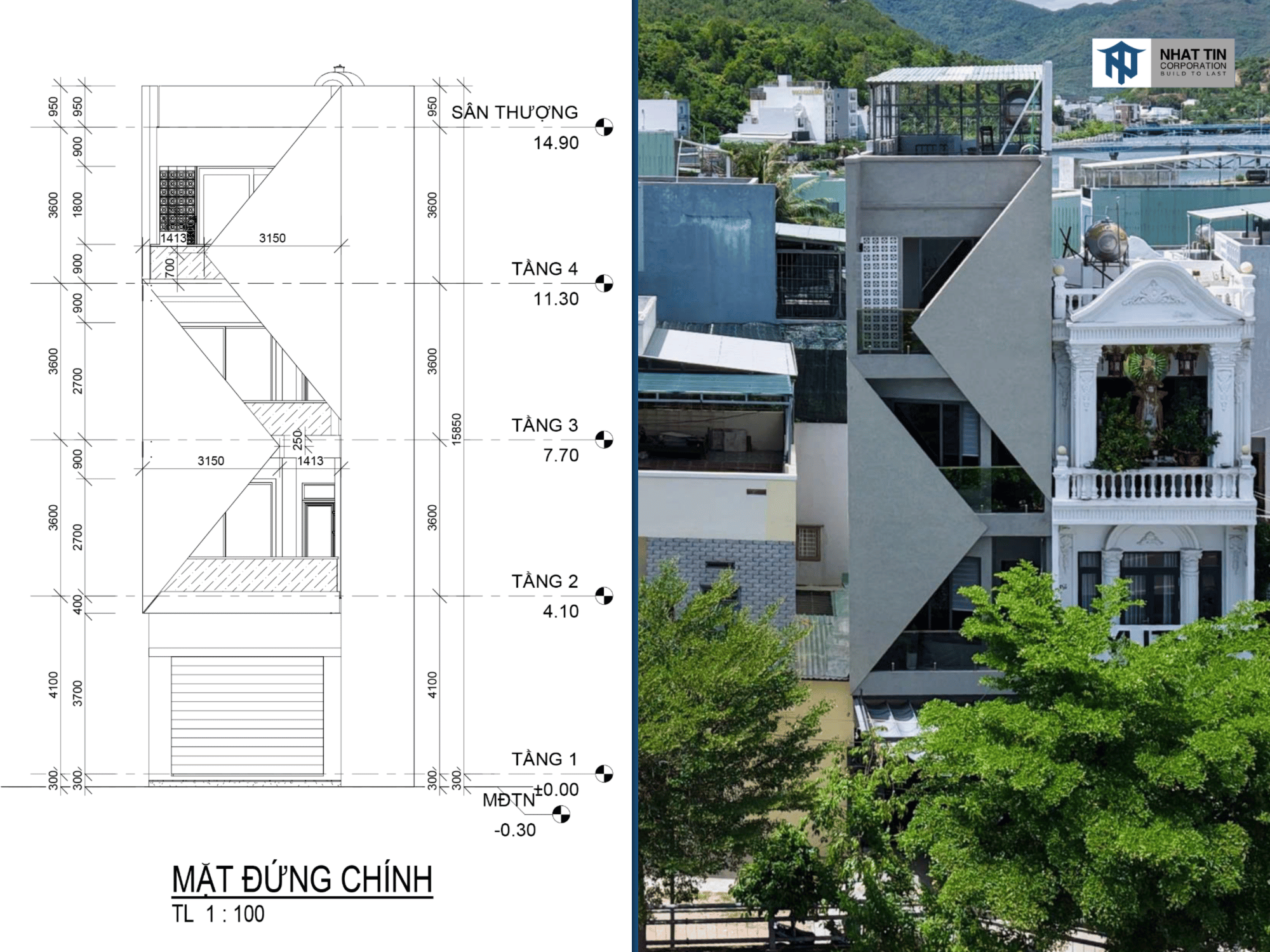Bản vẽ hoàn công phải phản ánh đúng hiện trạng thi công thực tế
